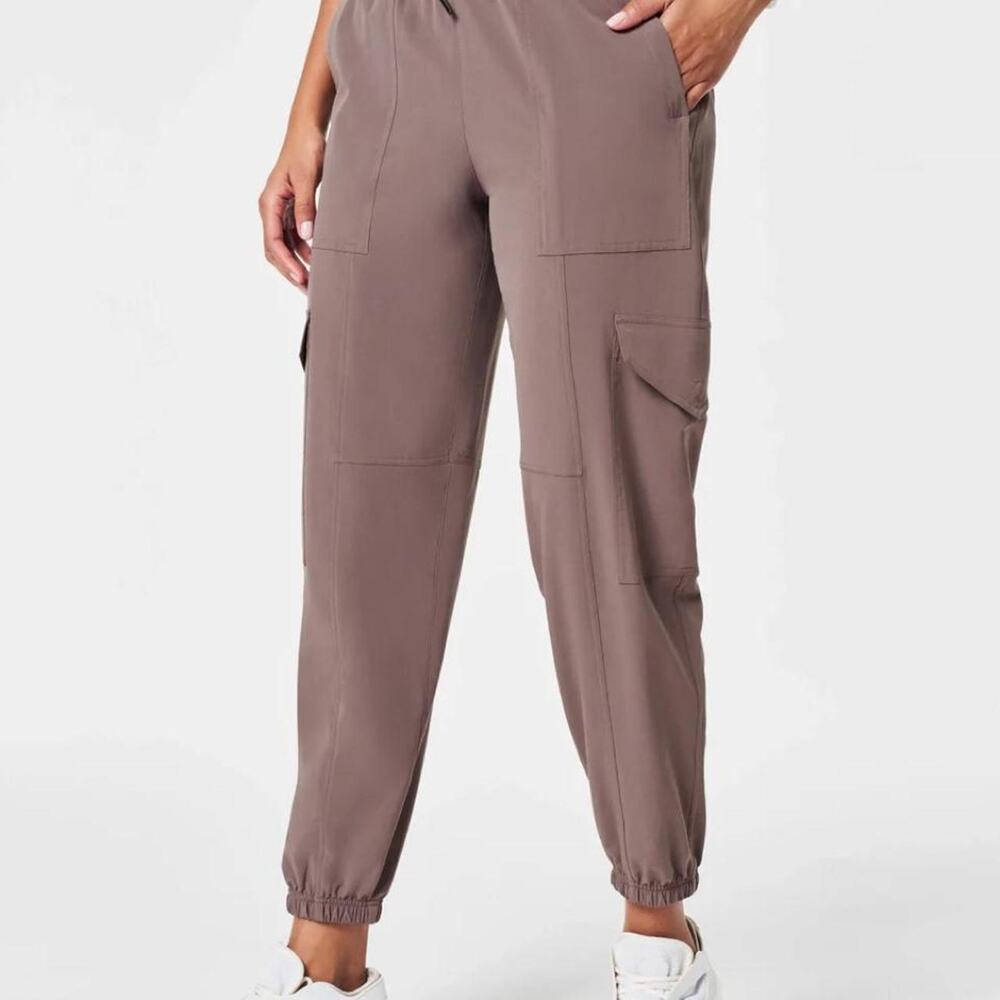 SPANX Casual Friday Cargo Jogger in Smoke Size Small